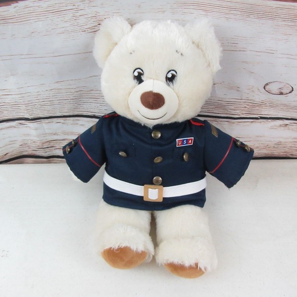 Build a Bear US marine Teddy Bear - Picture 1 of 6